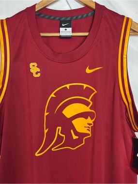 USC Trojans Jersey Mens Sz L Tommy The Trojan 0 Nike NCAA Basketball 2015 NWT